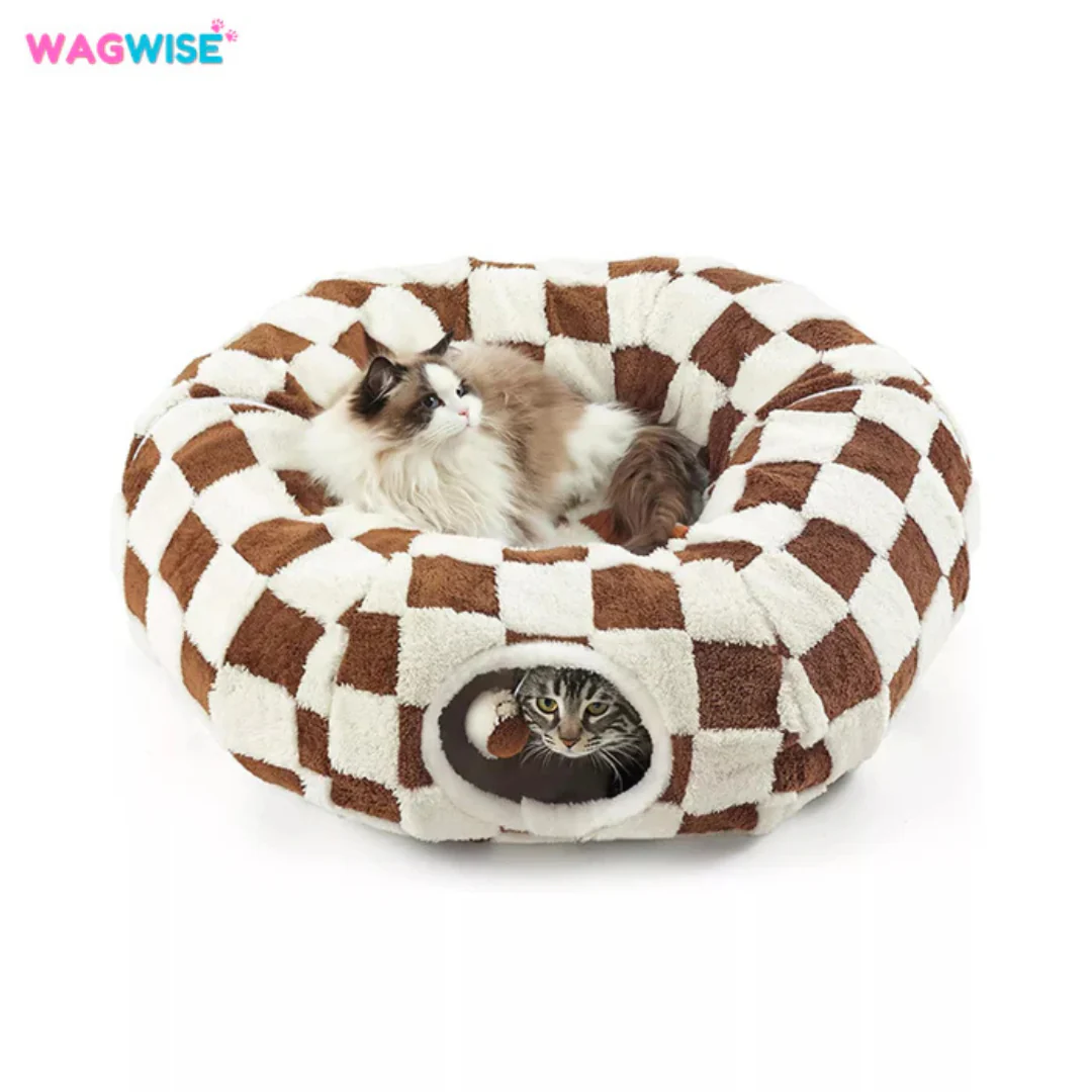 Tunnel douillet pour chats – Pour des moments de calme et de jeu – Image 8