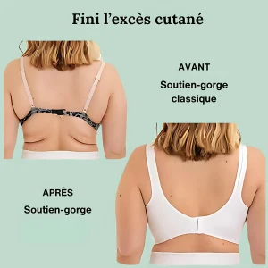 Soutien-gorge sans armatures confortable grande taille