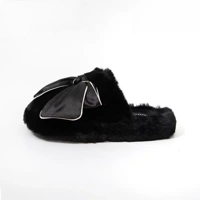 Pantoufles Noeud Satiné – Image 3