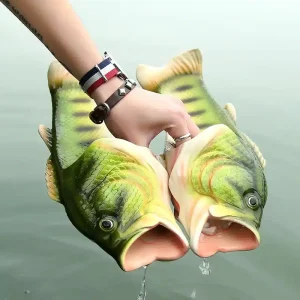 Pantoufles Poisson Rigolo