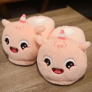 Chausson Monstre Rose