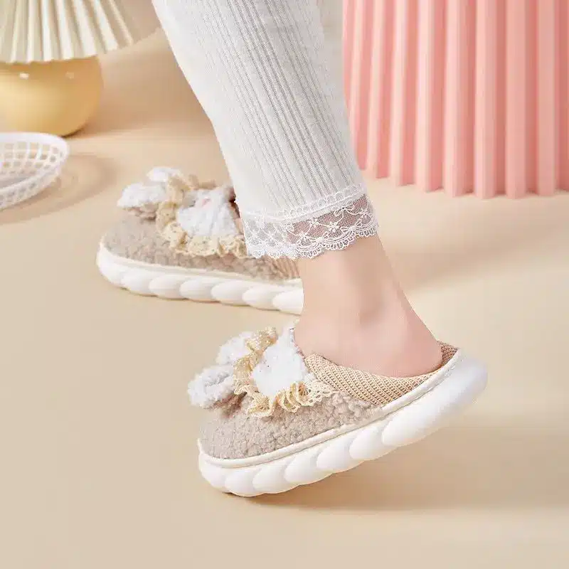 Pantoufles Lapin Semelle Souple – Image 5