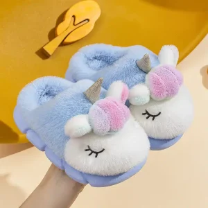 Pantoufles Licorne Enfant