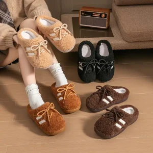 Pantoufles Basket Lacets Femme