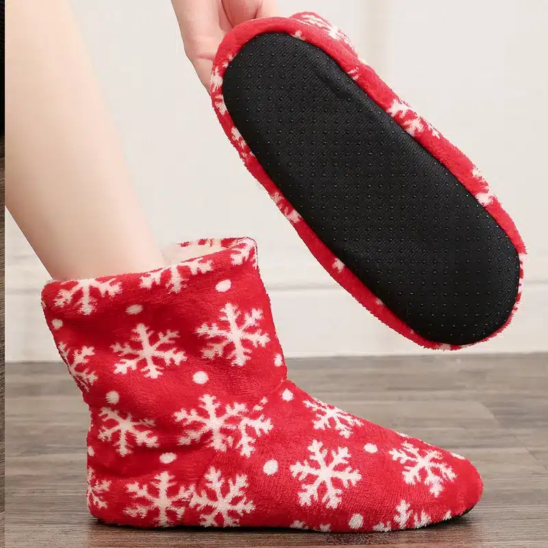 Chausson Botte Noël Rouge – Image 3