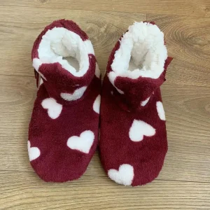 Chaussons Bottes Coeur Blanc