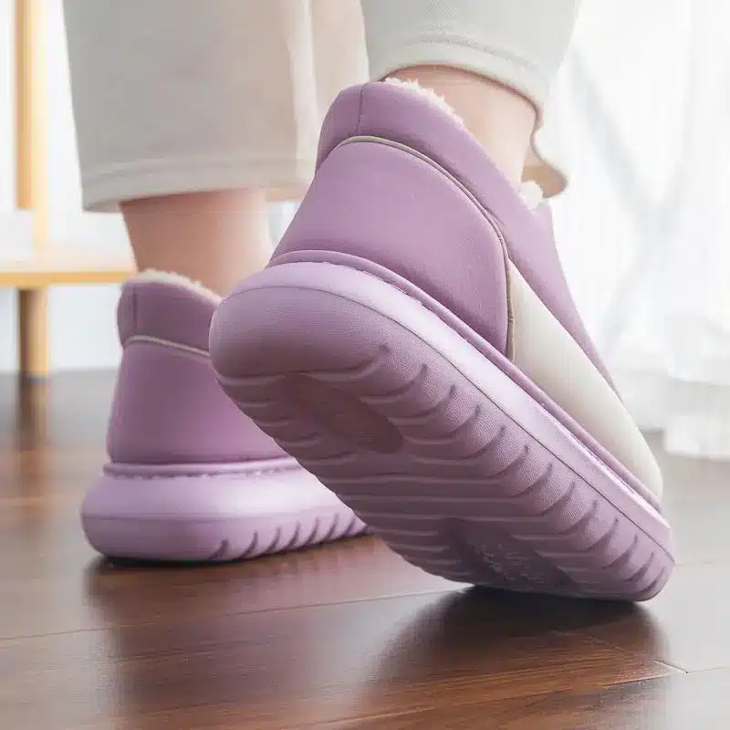 Chausson Montant Caoutchouc Fourré – Image 2