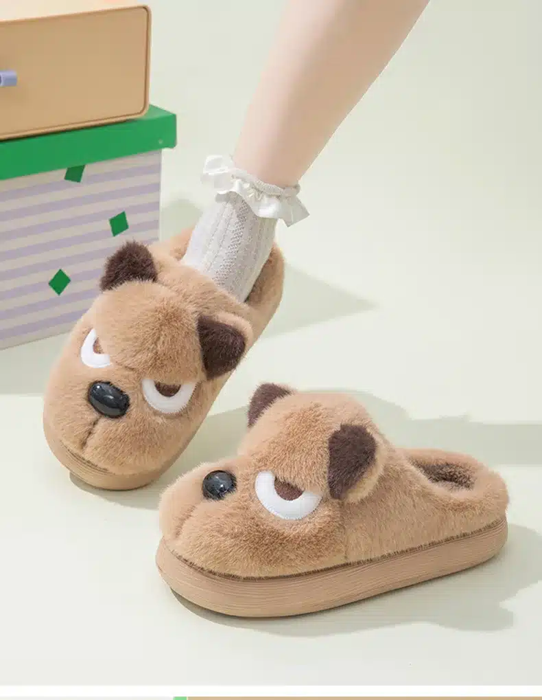 Pantoufles Chien Qui Boude – Image 4