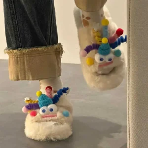 Pantoufle Drôle Femme