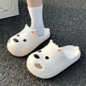 Pantoufles Chien Été