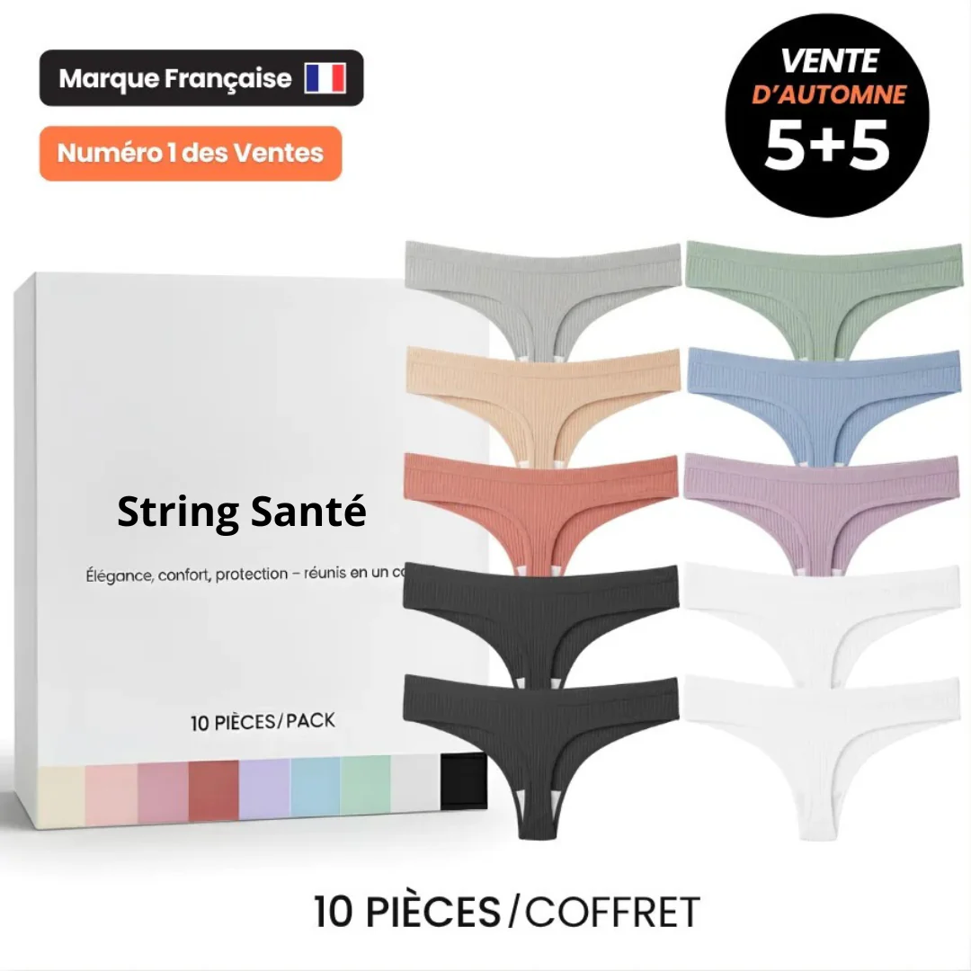 String Confort Santé en Coton