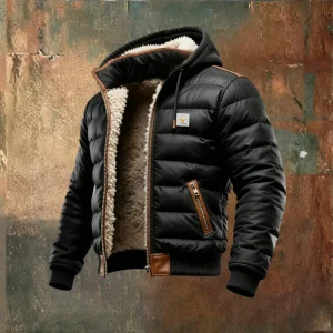 Veste matelassée Sherpa noire