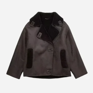 Veste d’hiver femme simili-cuir