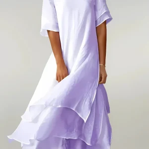 Isilde – Robe longue élégante en coton