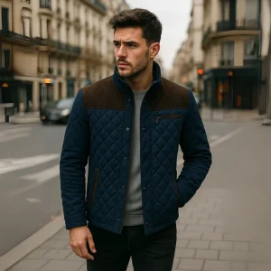Veste matelassée homme élégante