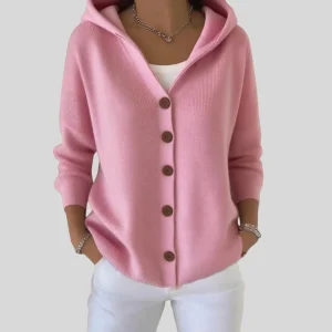 Cardigan à capuche doux