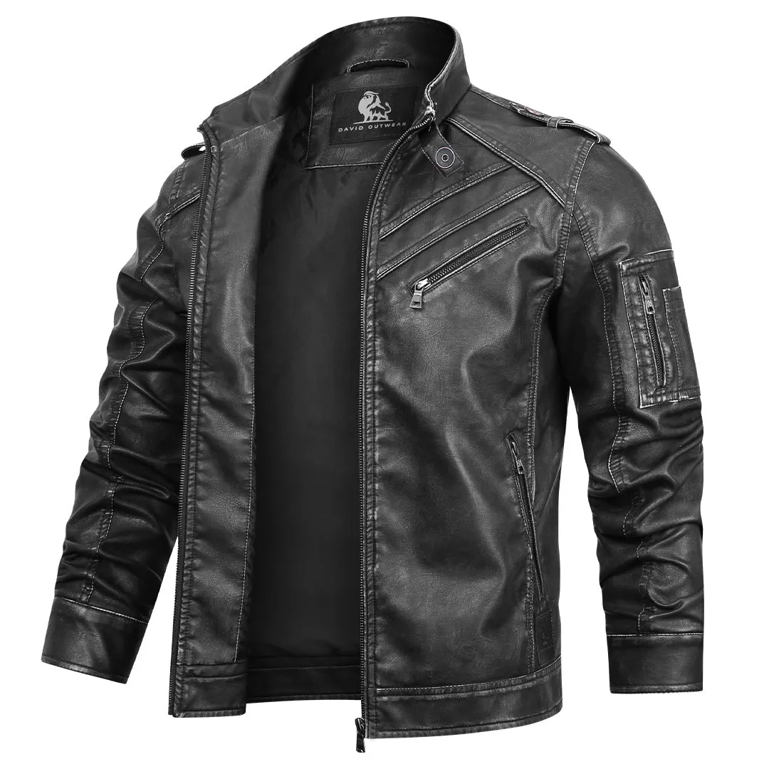 Veste en cuir pour homme – Image 4