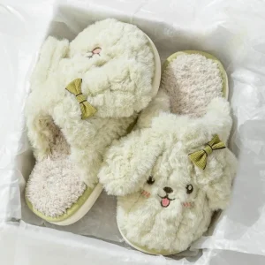 Chausson Chiot Qui Tire La Langue