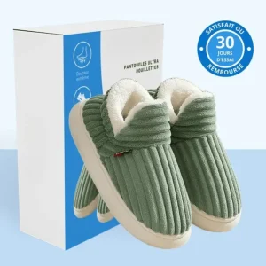 Chaussons cocooning doublés