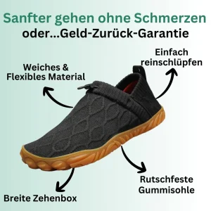 Pantoufles orthopédiques confortables pour pieds sensibles