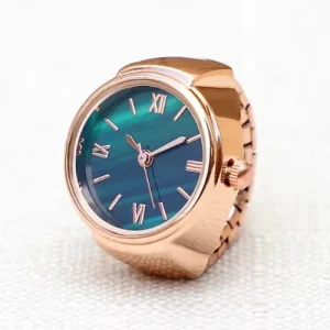 Bague Montre - Jade Noble