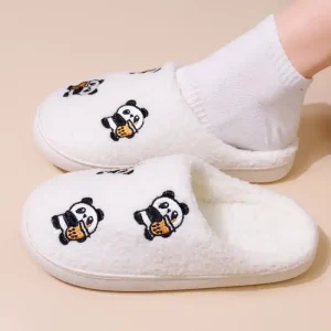 Chaussons Panda Miel