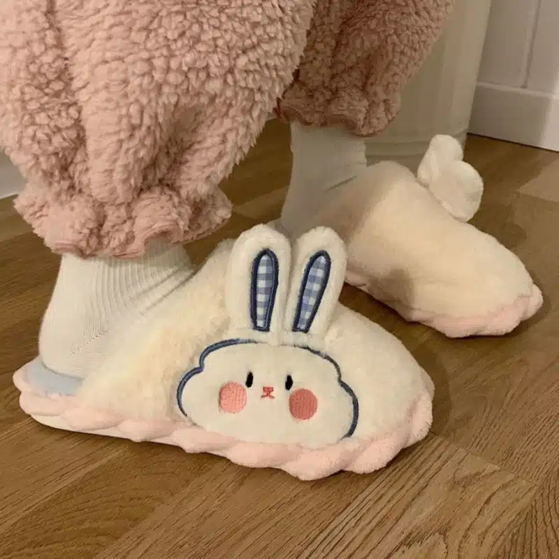 Pantoufles Lapin Semelle Tressée – Image 3