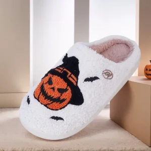 Pantoufles Citrouille Sorcière