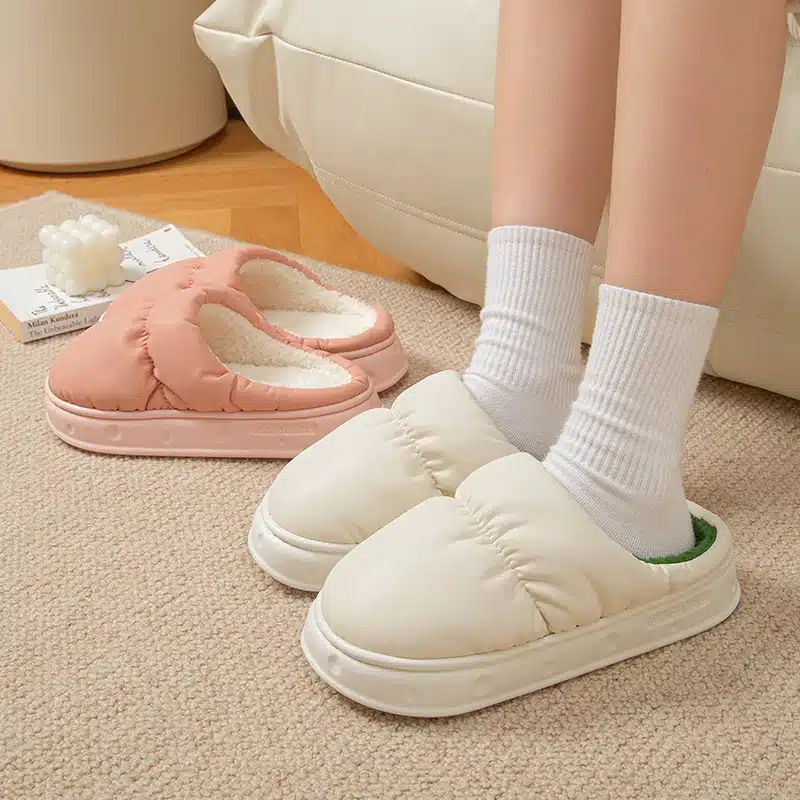 Chausson Doudoune Semelle Epaisse – Image 6