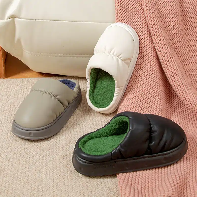 Chausson Doudoune Semelle Epaisse – Image 5