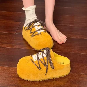 Chaussons Plateforme Femme