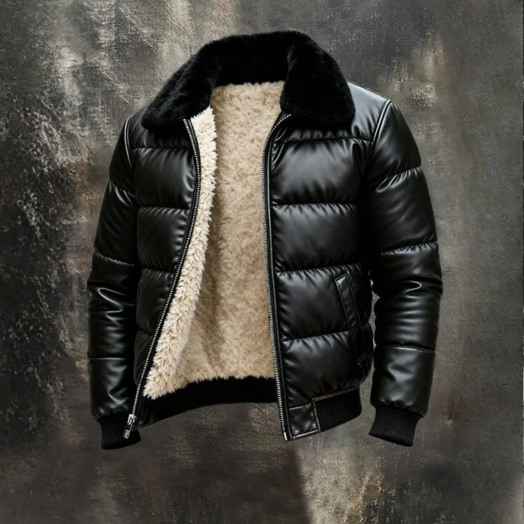 Veste d’hiver homme doublée chaude et confortable