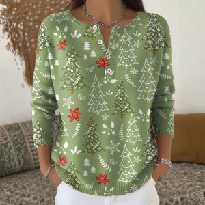 Pull de Noël à Boutons