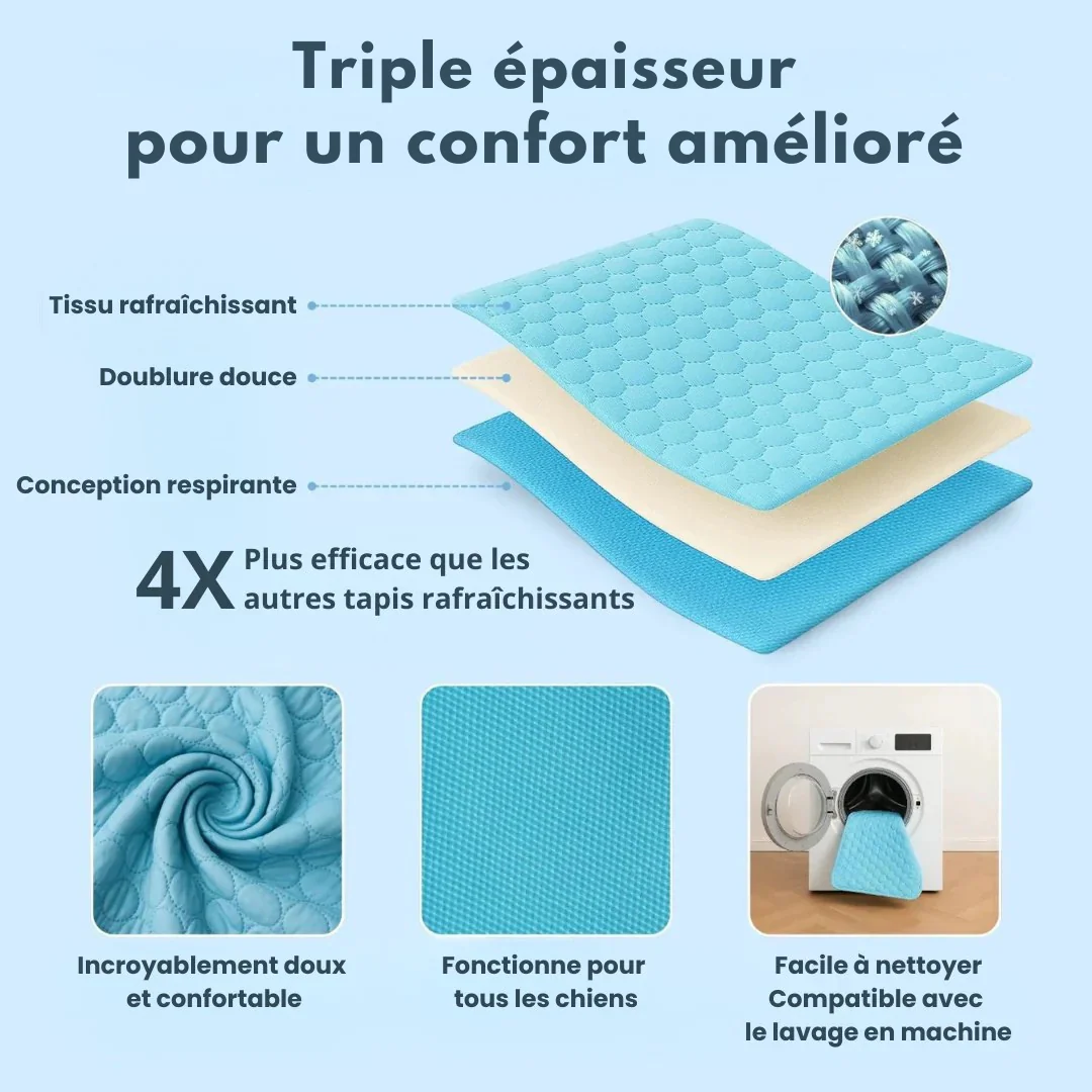 Tapis rafraîchissant pour animaux