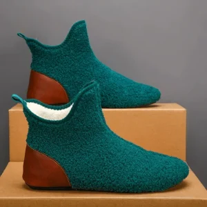 Chausson Bottine Verte Homme