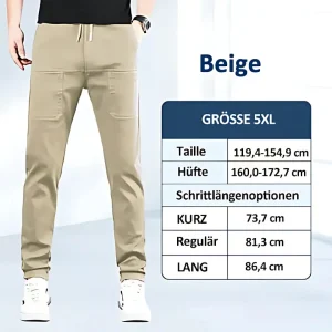 Pantalon multifonction homme avec coupe sportive et élégante