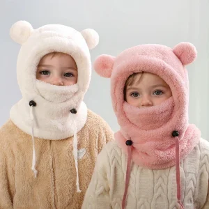 Cagoule enfant hiver doublée