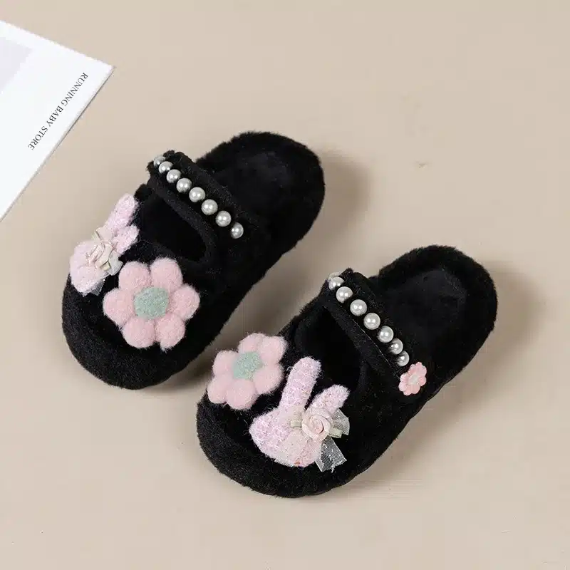 Chaussons Fleurs Enfant – Image 4