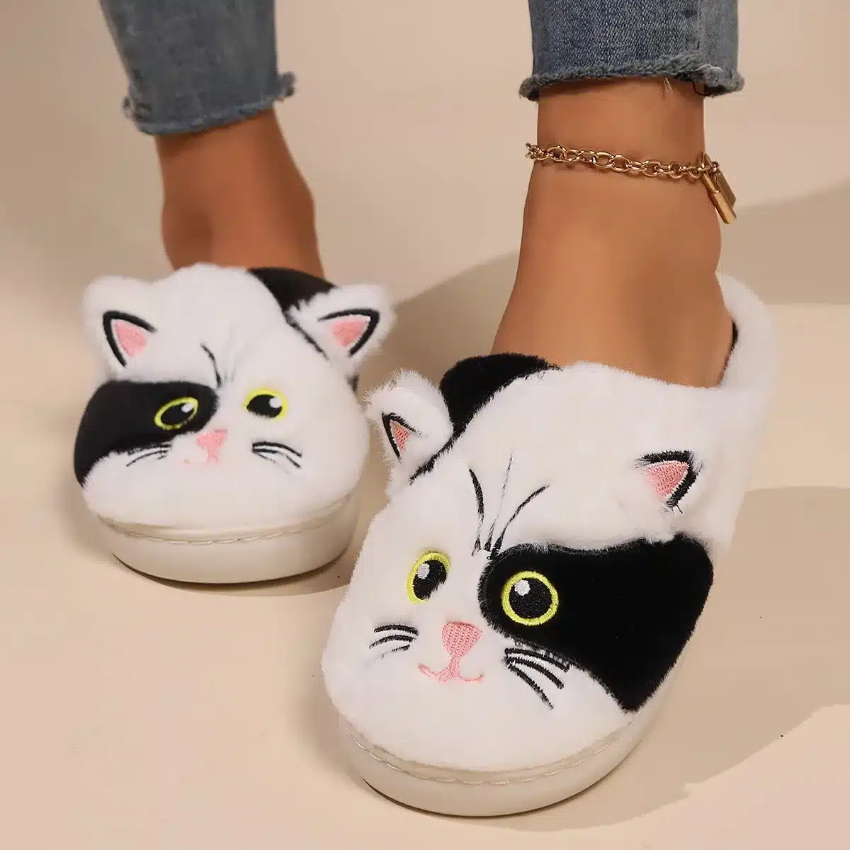Chaussons Chat Taches – Image 2