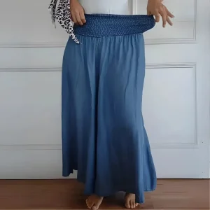Pantalon jupe-culotte confortable