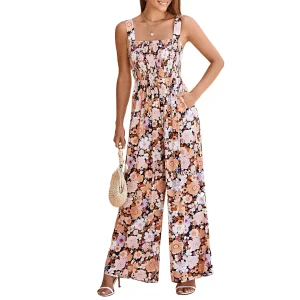 Combinaison imprimée bohème femme