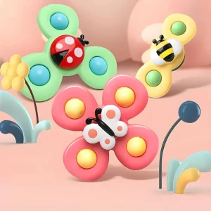 Toupies sensorielles pour bébé – Lot de 3