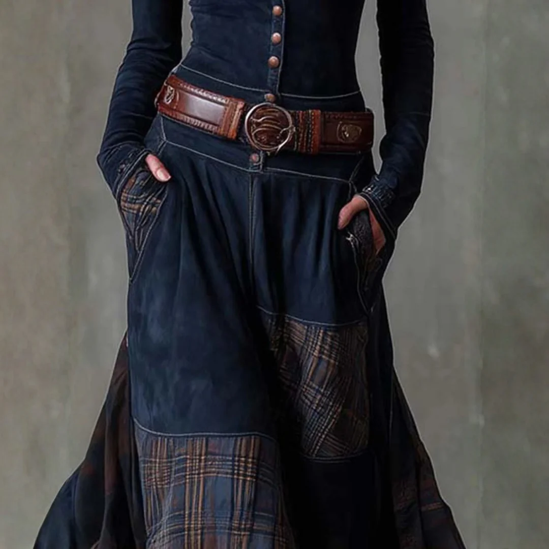 Robe longue élégante à manches longues – Image 3