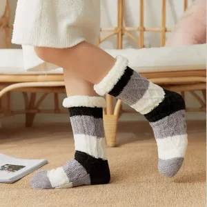 Chaussons Chaussettes Rayées