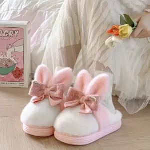Pantoufles Lapin Kawaii