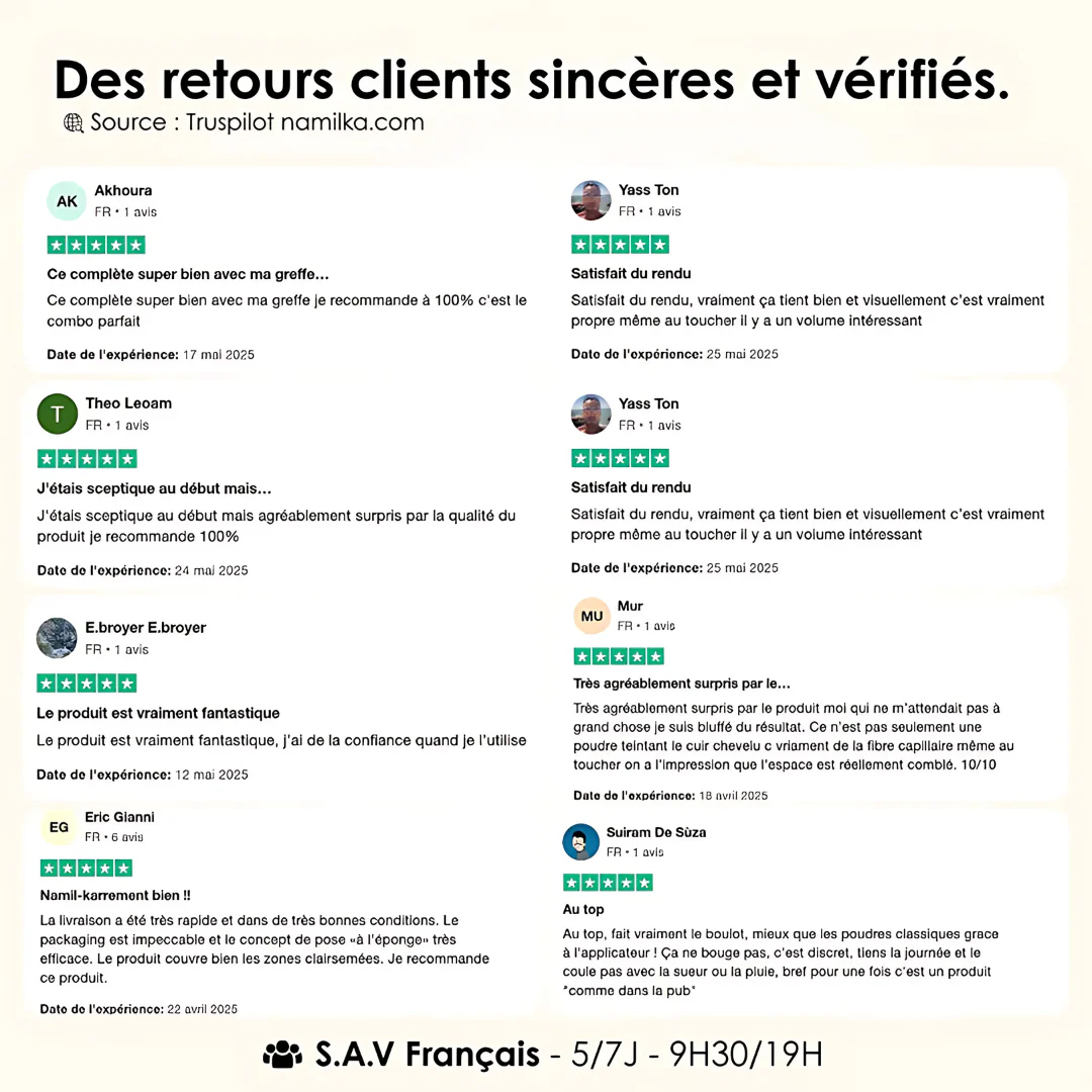 Camouflage capillaire instantané – Image 8