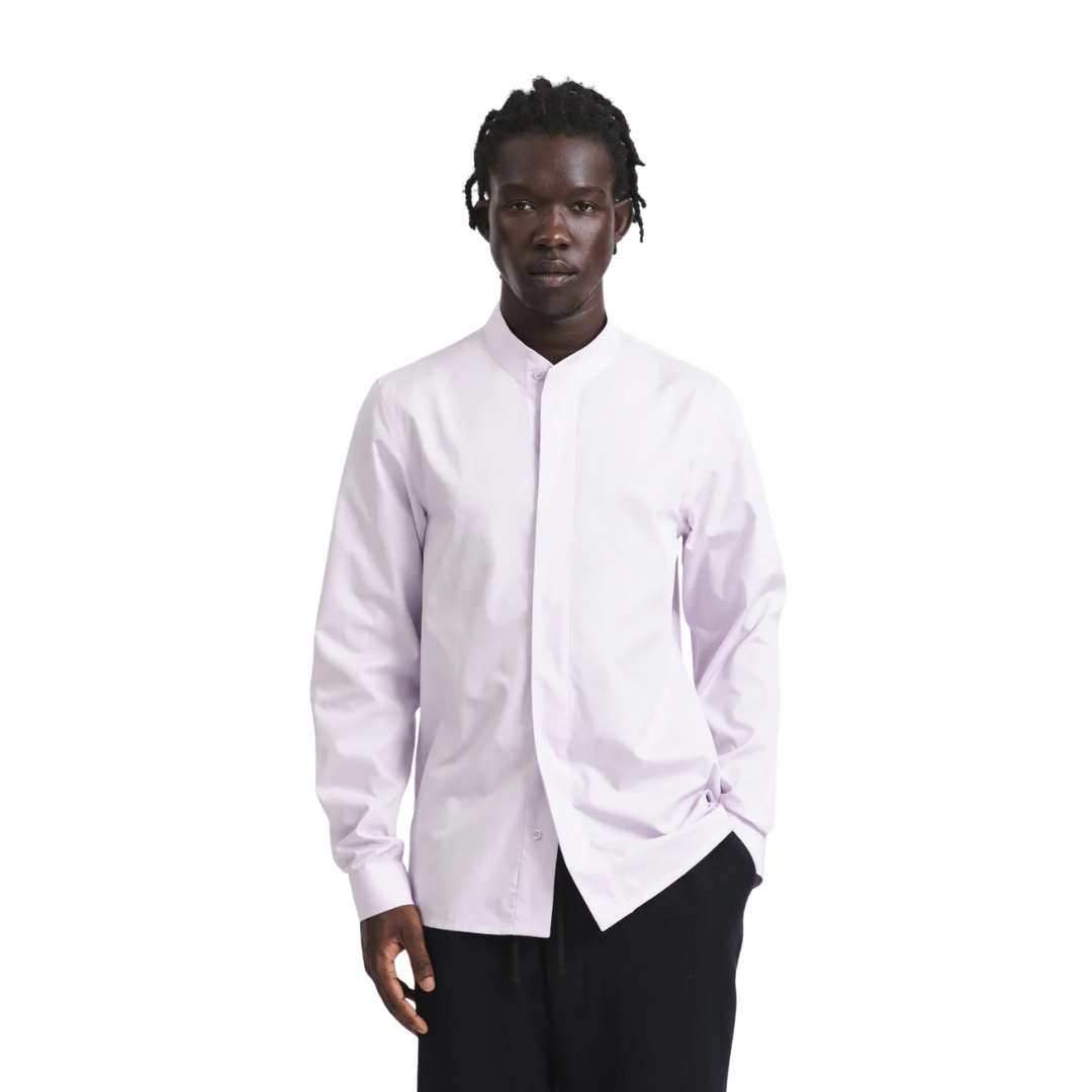 Chemise à col origami en popeline – Image 4