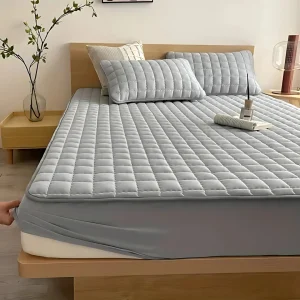 Surmatelas en mousse froide 180×200 cm Gris