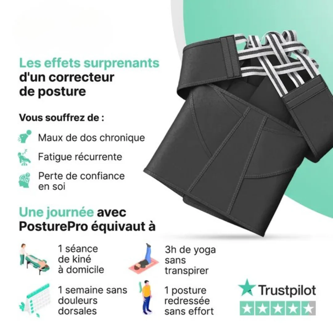Correcteur de posture et ceinture sacro-iliaque – Maintien & confort