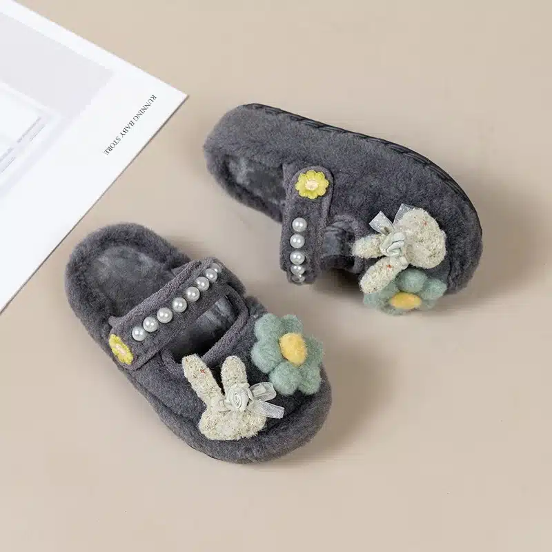 Chaussons Fleurs Enfant – Image 3